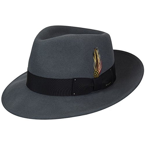 Bailey of Hollywood Men's Fedora Hat - color: Graphite, size: Small