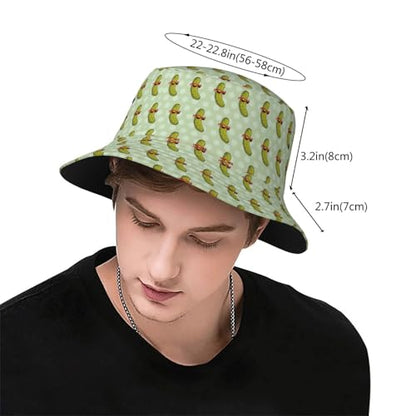 Bucket Hats Fashion Sun Cap Packable Outdoor Fisherman Hat Women Men - color: Black1