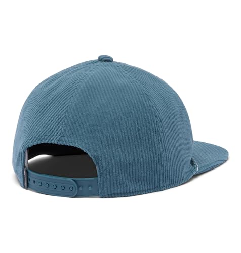 Columbia Unisex Packsaddle Corduroy Snap Back - color: Everblue/Columbia Fill Script