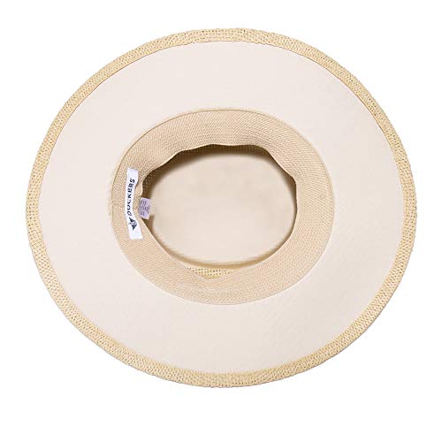 Dockers Men's Straw Fedora and Panama Hat - color: Navy Gambler, size: Large-X-Large
