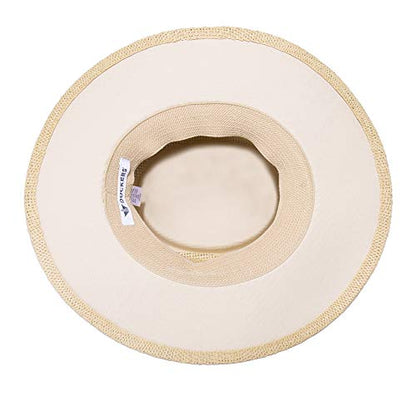 Dockers Men's Straw Fedora and Panama Hat - color: Navy Gambler, size: Small-Medium