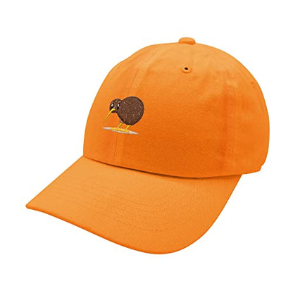 JPAK Kiwi Bird Baseball Cap Embroidered Cotton Dad Hat - Funny - color: Orange