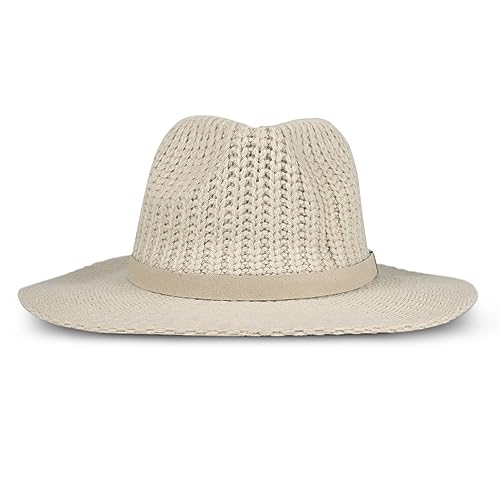 Lucky Brand Women's Straw Cowboy Hat | Rope Design | Western | Style | Fashion | Sun Protection | Breathable - color: Woven Straw - Natural