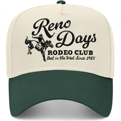 Reno Days in Nevada Hat | World-Class Vintage Trucker Hat for Men & Women - color: Green/Natural
