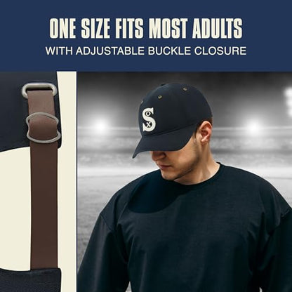 Blue Marlin Dad Hat, Adult Cotton Baseball Cap with Curved Brim, One Size. - color: Baltimore Black Sox