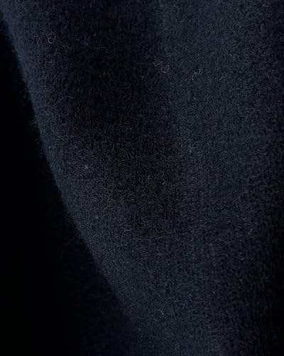 100% Merino Wool Knit Beanie Hat for Men Women, Warm Winter Soft Wool Hat, Skull Cap, Outdoor Hiking Commuting - color: Black