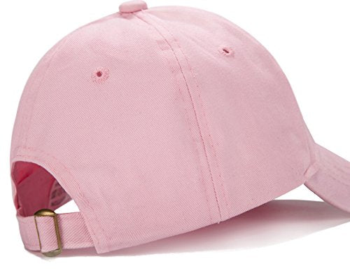 Edoneery Kids Baseball Hat, Adjustable Cotton Cap - color: Pink, style: 3-8 Years