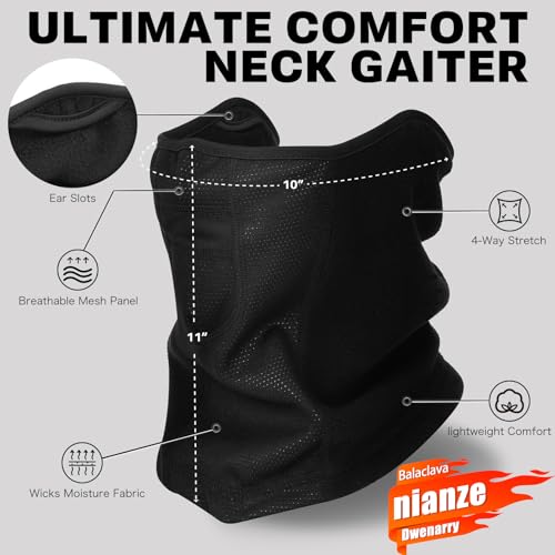 Winter Face Mask for Men Women,Balaclava Ski Mask for Cold Weather, Snowboarding Gear,Snowboard Mask - color: Half Balaclava