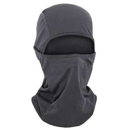 TOPTIE Mesh Balaclava with Hinge Design, Breathable Helmet Liner - color: Gray