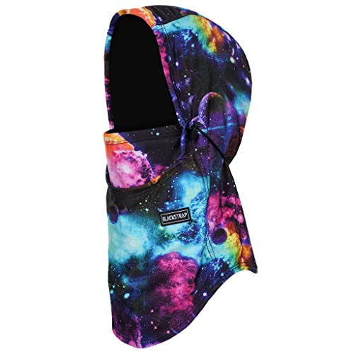 BLACKSTRAP Team Hood Dual Layer Adjustable Balaclava Ski Mask Compatible, Adult Unisex - color: Space Galactic
