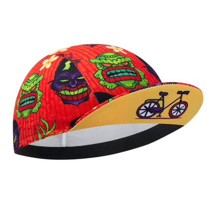 Cycling Cap for Man and Woman Cycling Hat Under Helmet-Polyester Breathable Sweat Absorbent - color: Flo-20
