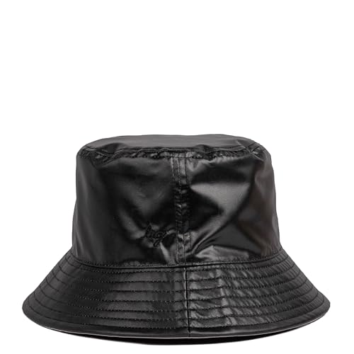 Lug Canopy Bucket Hat - color: Metallic Black/Metallic Pearl