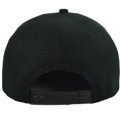 Funny Chef Hats, Snapback Flat Bill Dad Hat for Men, Adjustable Cotton Embroidered Knives Kitchen Women Baseball Caps - color: Black