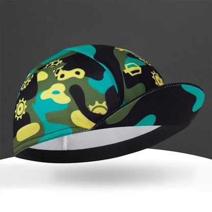 Cycling Cap for Man and Woman Cycling Hat Under Helmet-Polyester Breathable Sweat Absorbent - color: Go-7