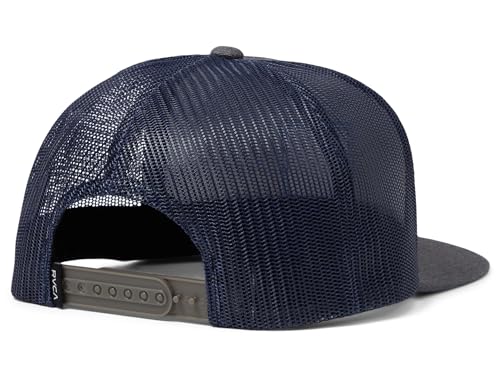 RVCA Men's VA All The Way Trucker Hat - color: Heather Charcoal