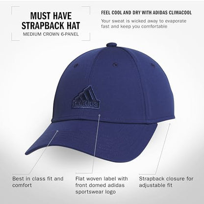 adidas Women's Must Have Hat - color: Dark Blue/Grey/White