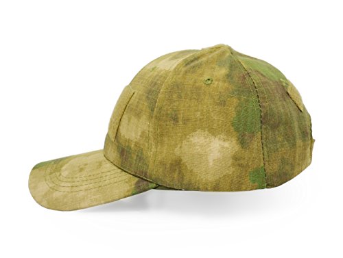 UltraKey Military Tactical Operator Cap, Outdoor Army Hat Hunting Camouflage Baseball Cap - color: Ruin Green Camouflage