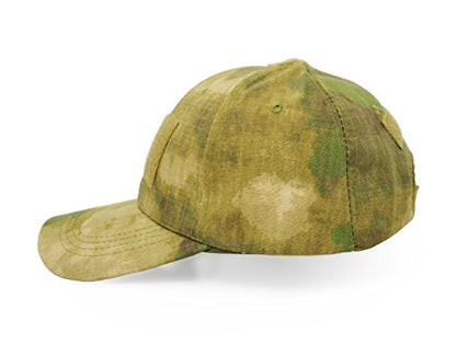UltraKey Military Tactical Operator Cap, Outdoor Army Hat Hunting Camouflage Baseball Cap - color: Ruin Green Camouflage