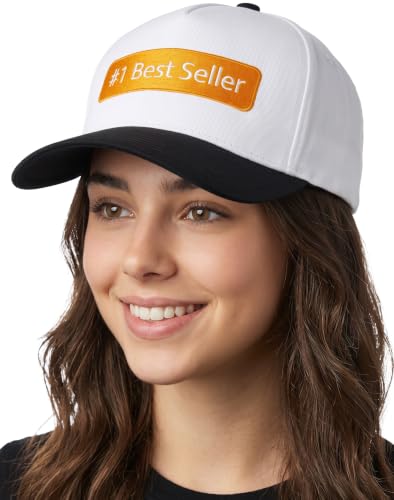Funky Junque Adult Trucker Snapback Hat 2-Tone Baseball Cap - color: #1 Best Seller - White/Black