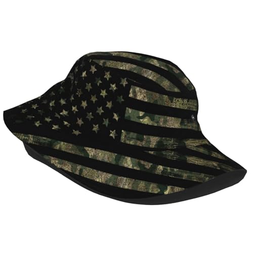 Bucket Hats Fashion Sun Cap Packable Outdoor Fisherman Hat Women Men - color: Black2