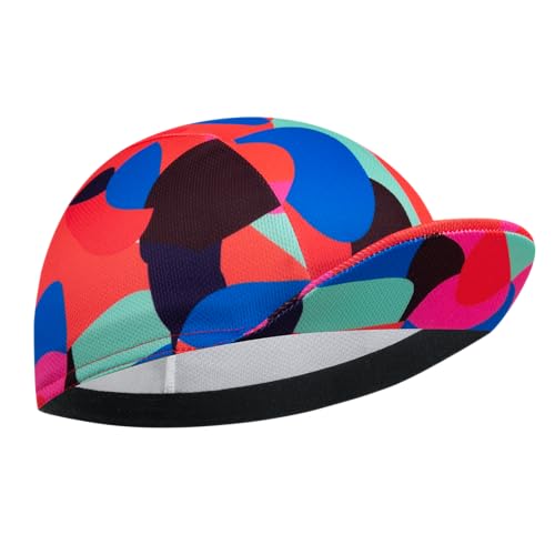 Cycling Cap with Sun Visor, Lightweight Polyester Bike Hat for Men & Women - color: Ck30