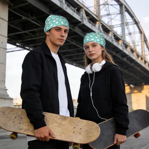 Adjustable Cycling Cap, Quick Dry Sports Bandana Skull Cap Helmet Liner - color: Funny Geese