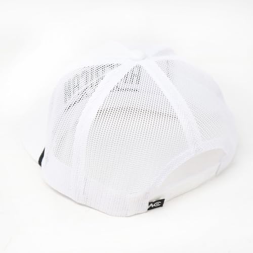 Longhorn Adjustable Snapback Western Hat - color: White/Black