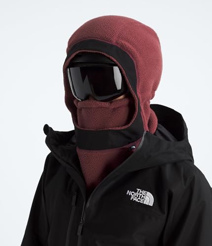 THE NORTH FACE Whimzy Powder Hood | Water Repellent Overlay, Over Helmet Fit & 3 Piece Hood With Internal Gaiter - color: Sumac