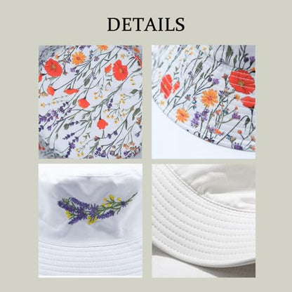 Bucket Hat for Men Women Funny Holiday Fishing Hat Cute Fisherman Cap - color: Fpurple