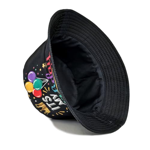 Quanhaigou Bucket Hats Unisex Summer Travel Beach Fisherman Cap for Men Women Teens - color: Birthday Party