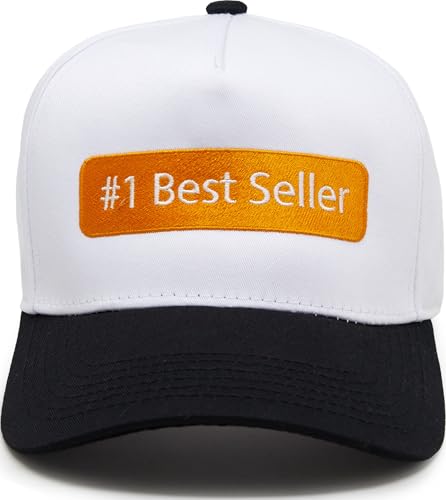 Funky Junque Adult Trucker Snapback Hat 2-Tone Baseball Cap - color: #1 Best Seller - White/Black