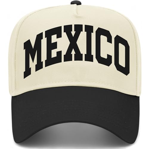 Mexico Collegiate Hat - color: Black/Natural