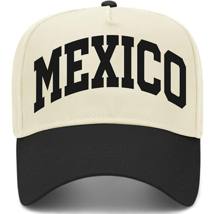 Mexico Collegiate Hat - color: Black/Natural