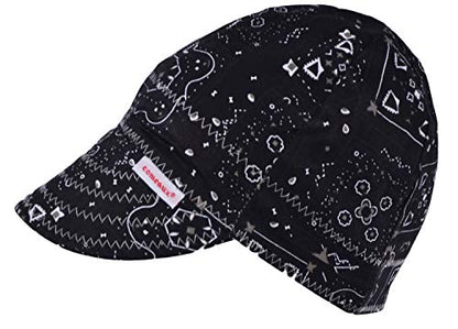 Comeaux Caps Reversible Welding Cap - color: Black, size: 7 5/8