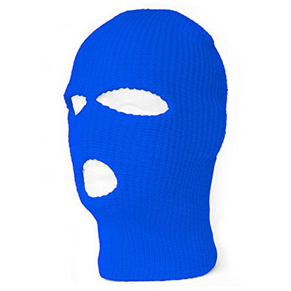 TopHeadwear's 3 Hole Face Ski Mask - color: Royal