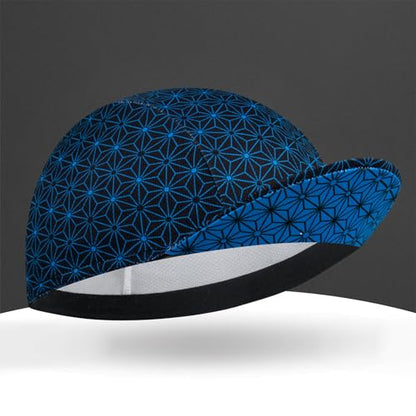 Cycling Cap for Man and Woman Cycling Hat Under Helmet-Polyester Breathable Sweat Absorbent - color: Bplan-34