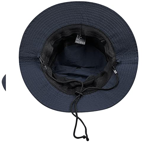Croogo Sun Hats for Women UV Protection Summer Bucket Hat Waterproof Packable Fishing Hats Wide Brim Hiking Hat Gardening Hat - color: Afh02-blue