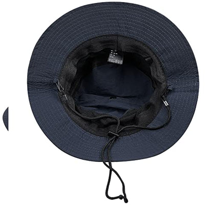 Croogo Sun Hats for Women UV Protection Summer Bucket Hat Waterproof Packable Fishing Hats Wide Brim Hiking Hat Gardening Hat - color: Afh02-blue
