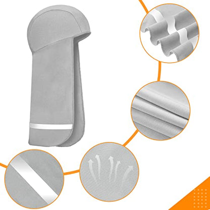 Loopeer Hard Hat Sun Shade Neck Shield 6 Pack Cooling - color: Bright Grey