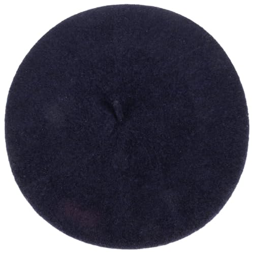 Seeberger Virgin Wool Beret for Women Women - Made in The EU - color: Navy, size: 6 7/8