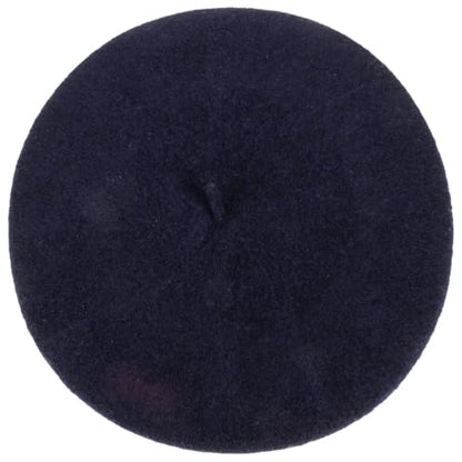 Seeberger Virgin Wool Beret for Women Women - Made in The EU - color: Navy