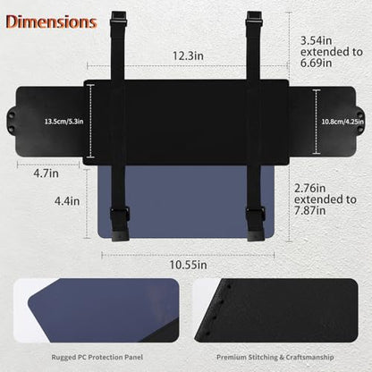 Sun Visor Extender for Car, Polarized Sun Glare Visor Extension, Universal Fit Auto Sunshade Blocker for UV Protection, Easy to Install