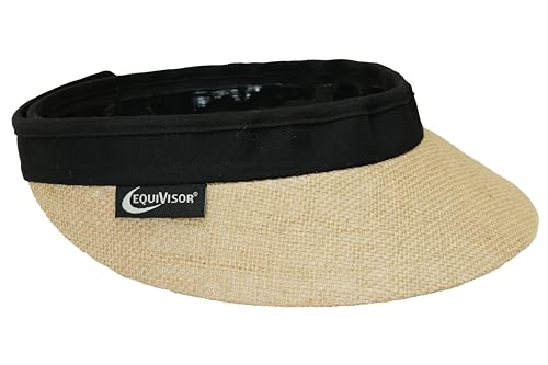 Original 3” Shorty Sun Visor | Helmet Sun Visor with Gripper | One Size Fits All | Mens and Womens Visor Hat - color: Jute