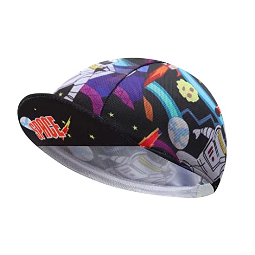 Funny Cycling Cap - Polyester Cartoon Cycling Hat-Under Helmet - Cycling Helmet Liner Breathable&Sweat Uptake - color: Ddd