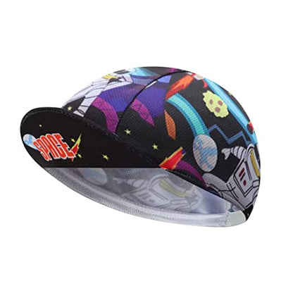 Funny Cycling Cap - Polyester Cartoon Cycling Hat-Under Helmet - Cycling Helmet Liner Breathable&Sweat Uptake - color: Ddd