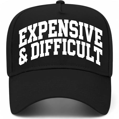 Expensive & Difficult Collegiate Hat - color: Black
