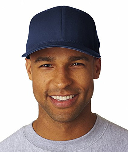 Structured Wool Baseball Cap with Stiff Peak by Nordic Training Gear - color: Spruce, size: Large-X-Large