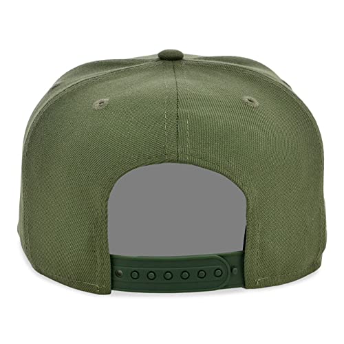 Lids Blank Dime Adjustable Snapback Hat - color: Olive