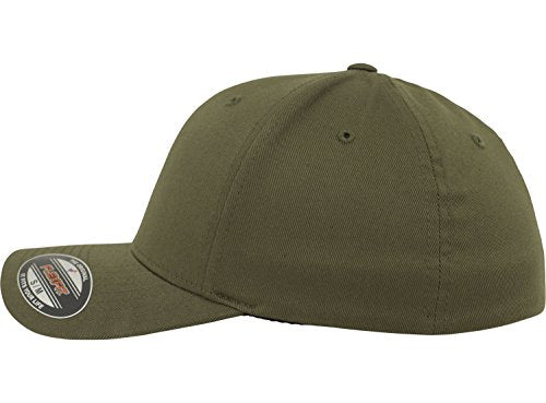 GNB CUSTOM EMBROIDERY LLC Plain 6277 Flex Baseball Men's Athletic Baseball Flex-Baseball Cap. Flex Baseball Baseball Hat. - color: Olive, size: Large-X-Large
