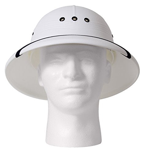 Rothco Pith Helmet - Safari-Style Hat for Sun Protection for Outdoor Adventures - color: White